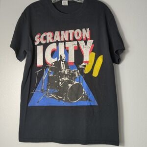 The Office‎ Scrantonicity II Kevin Malone Tshirt Sz Medium Black Short Sleeve 62